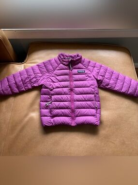 Patagonia Pink Down Sweater Jacket